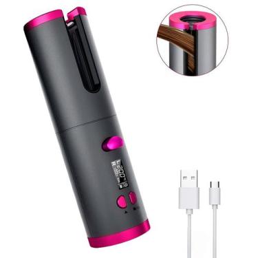 Imagem de Modelador de Cachos Espiral Recarregável com USB - RELET