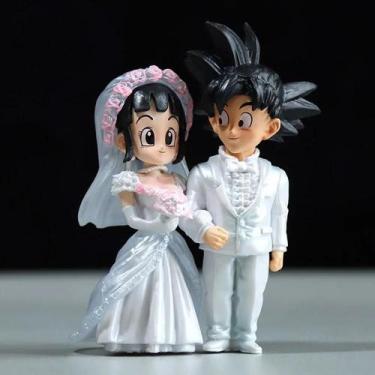Imagem de Dragon Ball Sun Wukong Qiqi Cena De Casamento Versão Q Figura De Ação 
