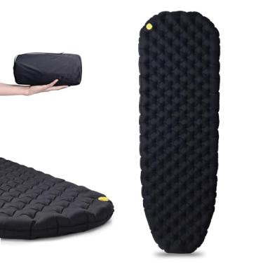 Imagem de StableEase Almofada de dormir inflável para acampamento, isolada, ultraleve, compacta, durável, impermeável, tapete de dormir para atividades ao ar livre, mochila, caminhada, acampamento, com bolsa