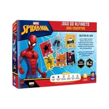 Imagem de Jogo Educativo Alfabeto Homem Aranha Marvel 1998- Mimo