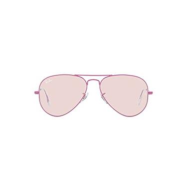 Imagem de Ray-Ban Óculos De Sol Aviador Polarizados Clássicos Rb3025, Violeta/Fotocrômico Evolve Rosa/Violeta, 62 Mm