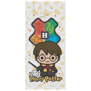 Imagem de Toalha de Banho Infantil Harry Potter Felpuda Algodão Praia Piscina Le