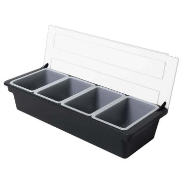 Imagem de Porta Condimentos Profissional 4 Divisórias Weck Barman Frut