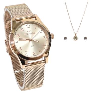 Imagem de Relógio Technos Feminino Boutique Rosé - 2035MUT/1T