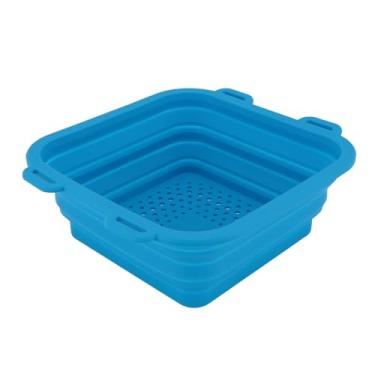 Imagem de Generic Balde de Banheira de Banho de Gelo, Aprimoramento da Banheira de Resfriamento de Resfriamento Com Eficiência à Saúde Bucket Dobrável para Viagem (Azul)