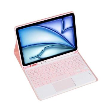 Imagem de Capa Com Teclado Para Samsung Galaxy Tab S9 FE SM-X510/X516B De 10,9 P