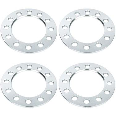Imagem de IRONTEK Espaçadores de roda 6,35 mm de espessura 6 x 139,7 mm de furo do cubo 108 mm para Chevrolet Silverado Avalanche Suburban Tahoe para GMC Sierra Savana Yukon K1500 C2500 para Cadillac Escalade 4 peças