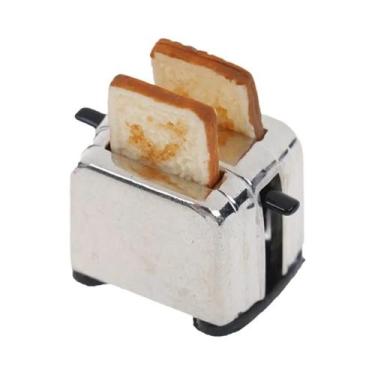 Imagem de Mini Máquina De Fazer Pão Em Escala 1:12, Brinquedo Para Casa De Bonec