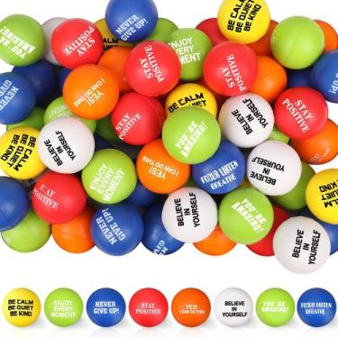 Imagem de Motivational Stress Balls Chivao, 80 unidades de espuma para adultos