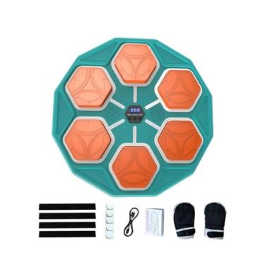 Imagem de predolo Máquina de Boxe Inteligente, Alvo de Parede, Treinamento de Boxe, Doméstico, Luzes, Máquina de Socos com Luvas para Treino em Casa, Verde