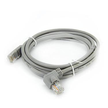 Imagem de Cabo de Rede Patch Cord Cat5 Plug 90 Graus para Lateral - CIRILO CABOS