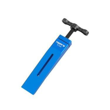 Imagem de UGPLM Ferramenta de freio a disco para bicicleta, pinça de freio a disco hidráulica de liga de alumínio, ferramenta de prensa de pistão, Azul