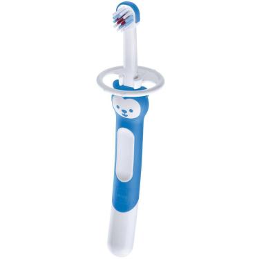 Imagem de Escova Dental Infantil Mam Training Brush 6+ Meses Extra Macia Boys com Cabo de Treinamento 1 Unidade Ref 8213