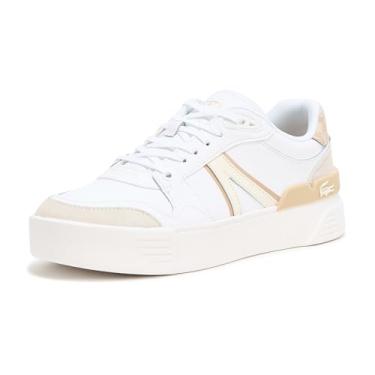 Imagem de Lacoste Tênis feminino L002 Evo, Branco/Lt Brw, 40