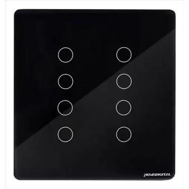 Imagem de Interruptor Touch Inteligente Zigbee Novadigital 8 Botões