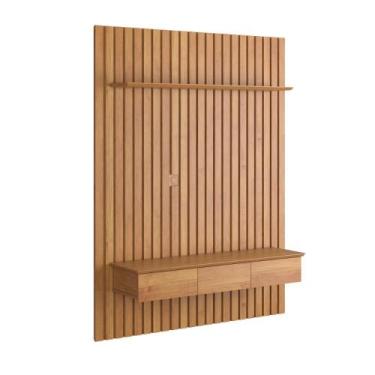 Imagem de Home Painel Ripado Pequeno 138x180cm Para TV 50 Antares 1.4 Patrimar C