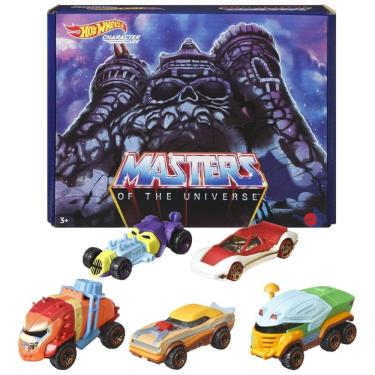 Imagem de Conjunto com 5 Carros Colecionáveis Hot Wheels Masters of the Universe em Escala 1:64, Mattel