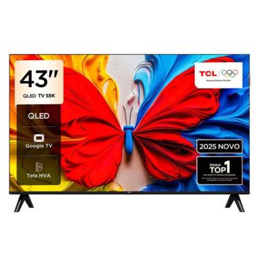 Imagem de Smart TV TCL 43 Polegadas 43S5K FHD QLED HDR10 Google Tv