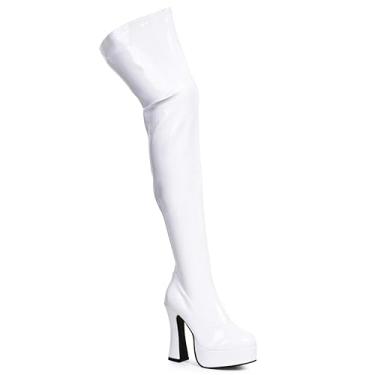 Imagem de Ellie Shoes Bota feminina Thrill, Branco, 42