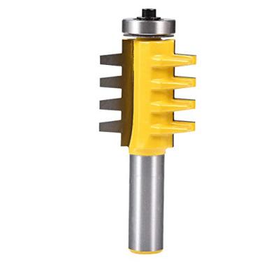 Imagem de KATUR – Ponta de junta de cola para dedos reversível com haste de 1/4 polegada, broca para cortador de fresagem de madeira (haste de 1/4" de 1-3/8" de largura de 1-1/4" de profundidade), BT-5004-1/2, 1/2" shank;1-3/8" width;1-1/4" depth