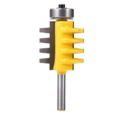 Imagem de KATUR – Ponta de junta de cola para dedos reversível com haste de 1/4 polegada, broca para cortador de fresagem de madeira (haste de 1/4" de 1-3/8" de largura de 1-1/4" de profundidade), BT-5004-1/4, 1/4" shank;1-3/8" width;1-1/4" depth