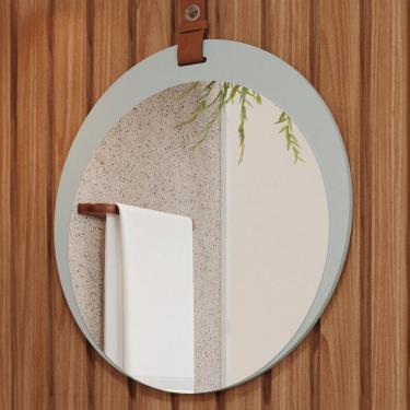 Imagem de Espelho Decorativo Lua 100% Mdf Pistache - Mgm Móveis