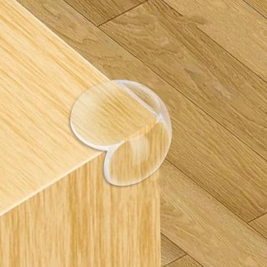 Imagem de Pacote com 12 protetores de bordas de mesa, protetores de canto de móveis, bordas transparentes, para-choques à prova de segurança