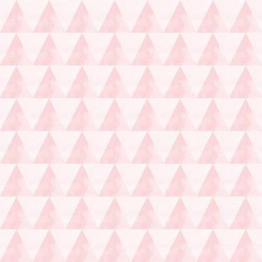 Imagem de Tecido Tricoline Triângulos Rosa - Peripan - 50 cm x 150 cm para Artes