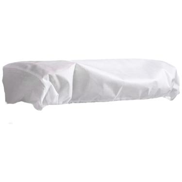 Imagem de Capa de cama elevada, tela de barreira de rede de pássaros de cama elevada com cordão - Proteção contra congelamento Tela de barreira de malha de geada para culturas Caixas de flores em vasos de