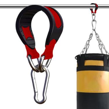 Imagem de Alça para saco de pancadas - Alça de montagem de saco de boxe resistente, suporte de rede giratória multiuso para treino, quintal, sala de estar, pátio, varanda e varanda