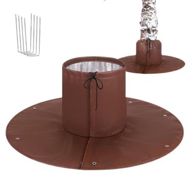 Imagem de Protetor de raiz para palmeiras | Protetores de raiz de palmeira de congelamento de inverno | Cobertores de proteção para paisagistas de jardim ao ar livre de inverno, canteiros de flores, playground