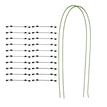 Imagem de Estacas de plantas, estacas de plantas internas, suporte dobrável de metal com clipes para estufa, quintal, orquídea, vegetal, exterior, gramado, folha, paisagem, decoração de jardim