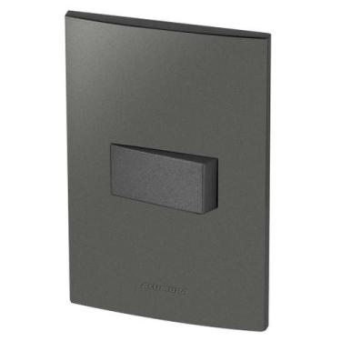 Imagem de Conjunto 1 Interruptor Paralelo - Inova Grafite - Agt04 - Alumbra