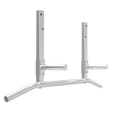 Imagem de Barras de puxar para cima barra de queixo de aço inoxidável montada na parede, barra horizontal com alça confortável, equipamento de ginástica para treinamento de força em casa, rolamento seguro de