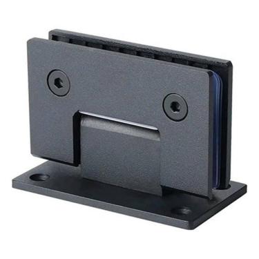 Imagem de Dobradiça Inox Preta 180 1012 Porta E Box Vid/Vid Gv48 Poli