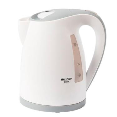 Imagem de Chaleira Elétrica Mallory Luna - 1,7L, Base Rotativa 360º, Desligament