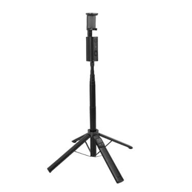 Imagem de Diydeg Selfie Stick, quadripé de Telefone Giratório Extensível de 360° de 1,5 M, Suporte para Telefone de Viagem Com Controle Remoto Bluetooth Sem Fio, Controle de Gestos