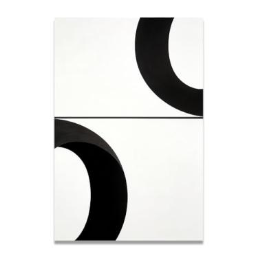 Imagem de Balanced QuietLienzo Minimalista: Serenidad Paleta Neutra Gran Área Vacía para Espacio Tranquilo 50 x 75 cm Sem moldura