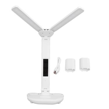 Imagem de Aramox Lâmpada de Mesa Com Escurecimento Contínuo, Luz Ajustável de Mesa de Computador, Lâmpada de Leitura de Mesa Com Carregamento USB Com Suporte de Caneta para Trabalho de Leitura