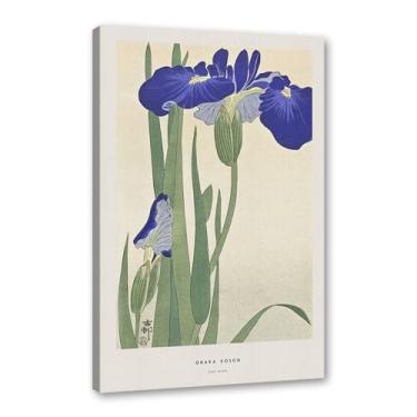 Imagem de Pôster Hasui Kawase Ohara Koson Impressões Katsushika Hokusai Pintura em Tela Onda Japonesa Arte de Parede Hiroshige Imagens para Decoração de Casa (SKU16,40.6 x50.8 cm = (40 x 50 cm), Emoldurado