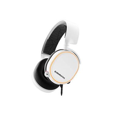 Imagem de Fone de OUVIDO GAMER C/MIC Cancelador de Ruidos SteelSeries ARCTIS 5 WHITE RGB (61507)