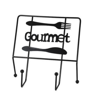 Imagem de Gancho Aramado Preto Para Pano De Prato - Wincy Casa