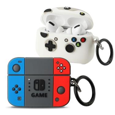 Imagem de [2Pac] Capa compatível com Airpods Pro 3 (2025), lindas capas protetoras de silicone macio para Apple AirPods Pro 3ª geração, capa para Airpod Pro 3 com chaveiro para homens/meninos