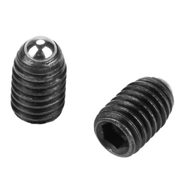 Imagem de Naroote Conjunto de Esfera de êmbolo de Mola Hexagonal Com Rosca de Parafuso M8 Durável para Moldes e Máquinas Automáticas [10 peças] (M8*12(10PCS))