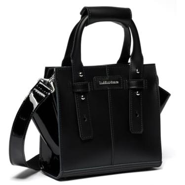 Imagem de Dr. Martens Bolsa pequena de couro, preta Kiev