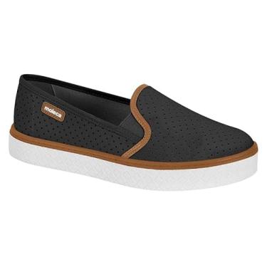 Imagem de Tênis Moleca Slipper Feminino, Preto, 34