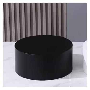 Imagem de Pedestal de cilindro preto para exibição de mesa de sobremesa, pilares de exibição de figura de 60 x 20 cm, suportes elegantes para decoração de eventos para casamentos e festas