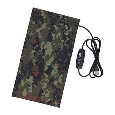 Imagem de Generic Almofada de Aquecimento Elétrica Durável de Fibra de Carbono para Entusiastas de Esportes de Inverno (20x25cm)