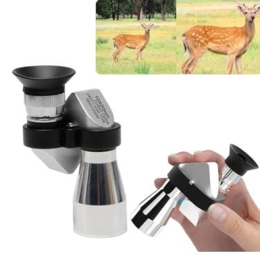 Imagem de Telescópio monocular de bolso, monóculo portátil de 10 x 20 mm para adultos, telescópio monocular portátil, telescópio compacto ajustável para pássaros selvagens, acampamento ao ar livre, viagens