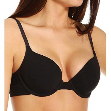 Imagem de DKNY Meia feminina de algodão Intimates Downtown, Preto (Novo Básico), 36C
